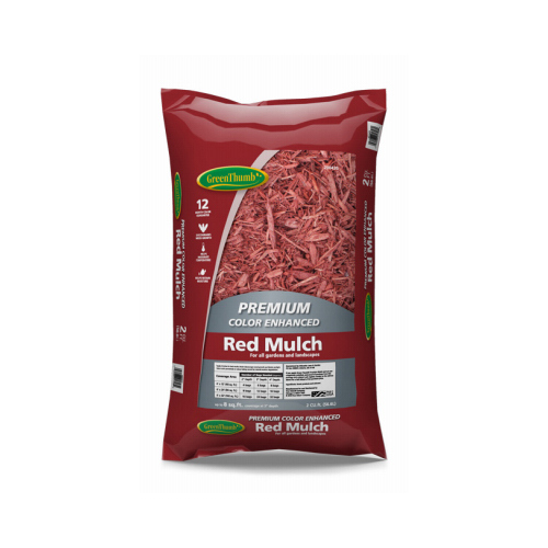 OLDCASTLE LAWN & GARDEN 52055470 Colored Mulch, Red, 2-Cu. Ft.
