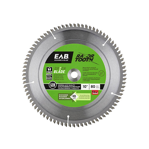 Circular Saw Blade, Ultra Fine, 80-Tooth x 10-In.