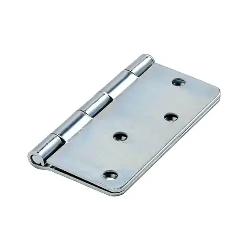 Door Hinge, Interior, Zinc, 4-In.