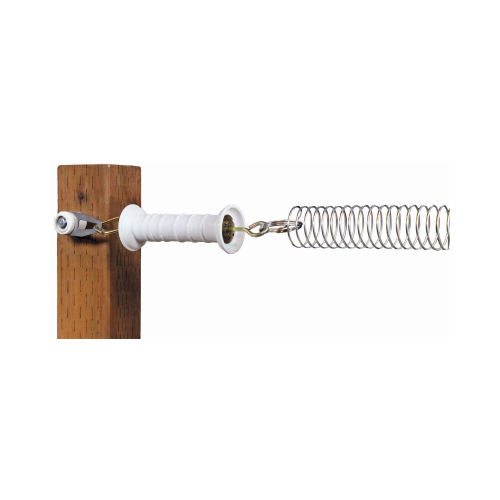 POWERFIELDS R-14-W Spring Gate Kit For Electrically Bridging Wide Openings, Expands To 24-In.
