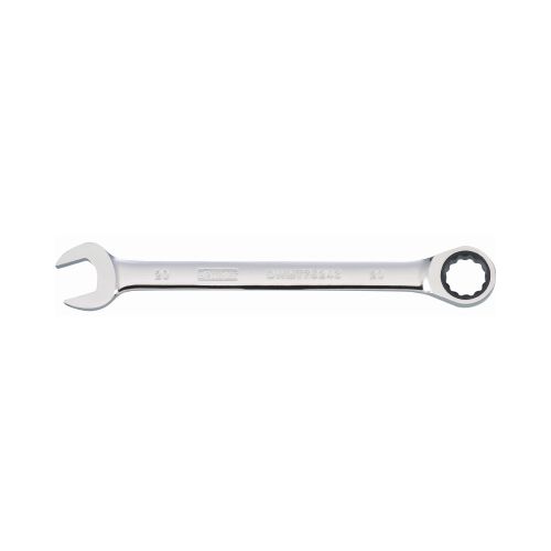 Combination Wrench, Metric, 20 mm Head, 11-7/32 in L, Chrome, Comfort-Grip Handle