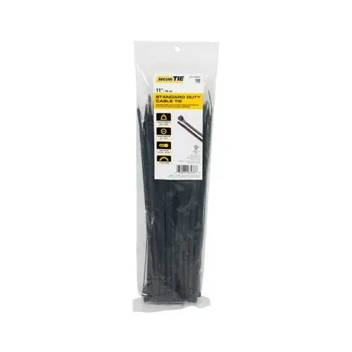 ECM INDUSTRIES LLC CT11-50100UVB Standard Duty Cable Tie, UV
