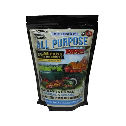 REFORESTATION TECHNOLOGIES INTL 0337 Organic Plant Fertilizer, Mykos Mycorrhizae Plus Kelp & Humic Acid, 5-2-3 Formula, 2.2-Lbs.