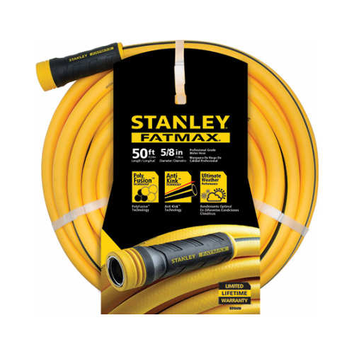 FATMAX Water Hose, 50 ft L, Yellow