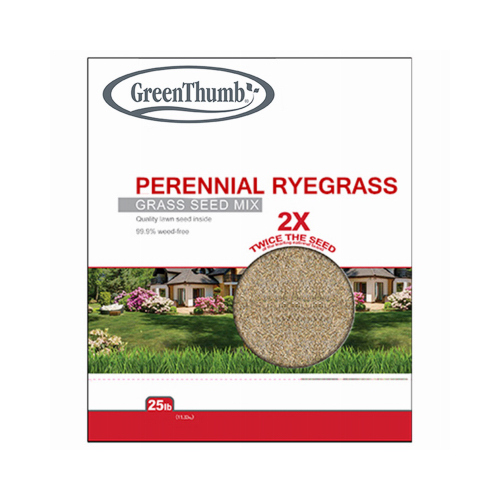 Barenbrug GTPRG25 Perennial Ryegrass Seed Mix, 25-Lbs., Covers 3,500 Sq. Ft.