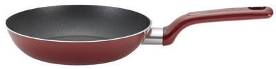 ENGLEWOOD MARKETING GROUP INC B0390764 Excite Fry Pan, Non-Stick, Cherry Red, 11.5-In.