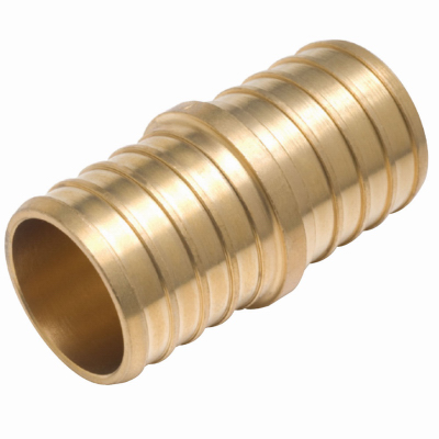 SharkBite UC020LFA Lead-Free Insert 1 In. Barb x 1 In. Barb Brass PEX Coupling