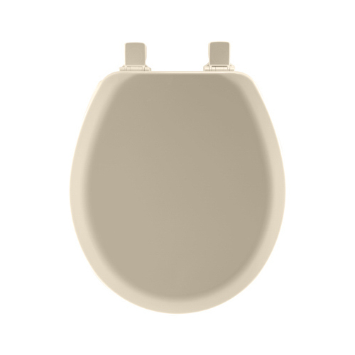 BEMIS 41EC006 Toilet Seat Round Bone Molded Wood Gloss