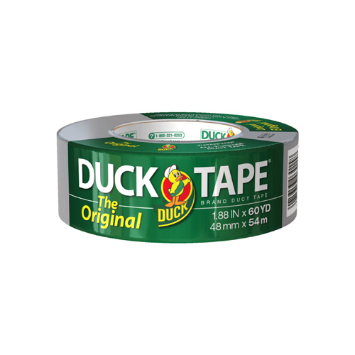 Duct Tape, 60 yd L, 1.88 in W, Silver