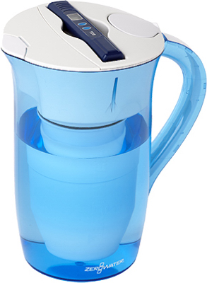 ZeroWater ZR-0810-4N Water Filtration Pitcher 10 cups Blue Blue