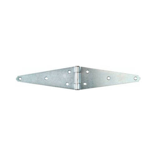 National Hardware N127878-XCP5 282BC 10" Heavy Strap Hinge Zinc Plated Finish - pack of 5