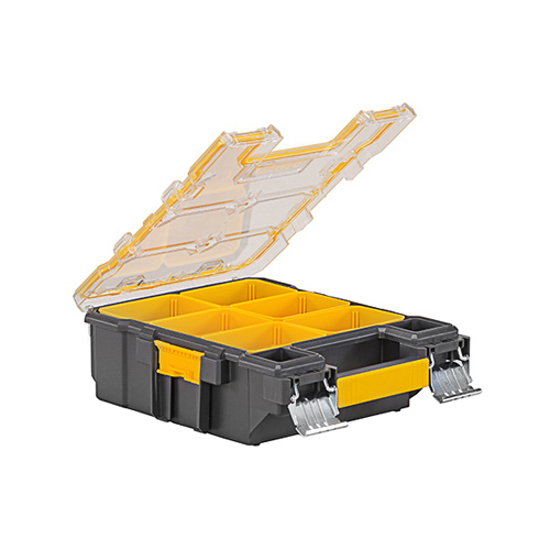 Storage Organizer 4.56" W X 13.66" H Plastic 6 pocket Yellow Yellow