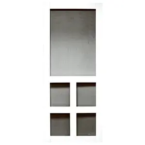 Precision 80 in. H X 36 in. W Vermont White Vinyl/Wood Screen Door Precision 80 in. H X 36 in. W Vermont White Vinyl/Wood Screen Door