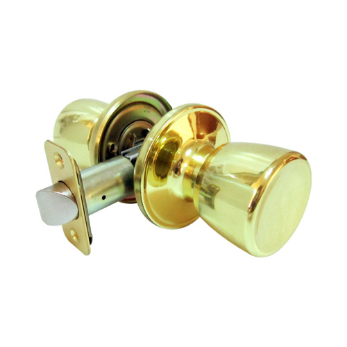 Faultless TS730B Passage Door Knob Tulip Polished Brass Right Handed Polished Brass