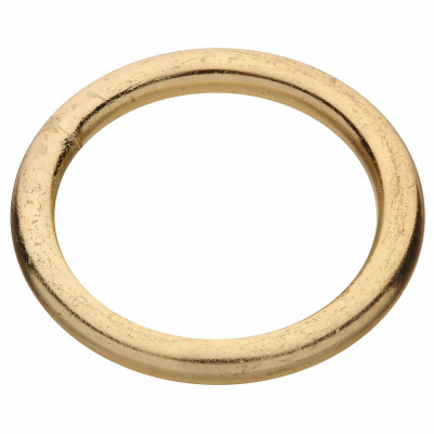 National Hardware N244137 3155BC 2-1/2x#2 Ring Brass Finish