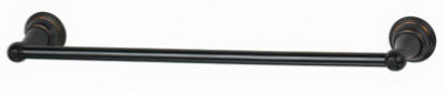 HOMEWERKS WORLDWIDE LLC-IMPORT 231168 Vintage Towel Bar, Brushed Bronze, 18-In.