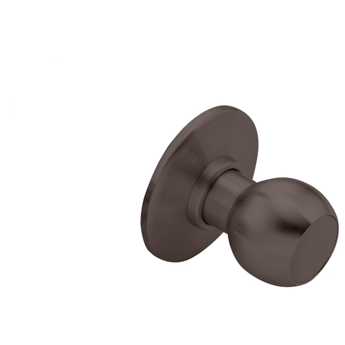 Grade 1 Single Dummy Cylindrical Lock, 4 Knob, Non-Keyed, Oil-Rubbed Bronze Finish, Non-handed Oil-Rubbed Bronze