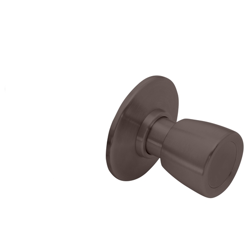 Grade 1 Single Dummy Cylindrical Lock, 6 Knob, Non-Keyed, Oil-Rubbed Bronze Finish, Non-handed Oil-Rubbed Bronze