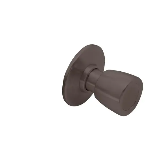 Grade 1 Single Dummy Cylindrical Lock, 6 Knob, Non-Keyed, Dark Bronze Finish, Non-handed Dark Bronze