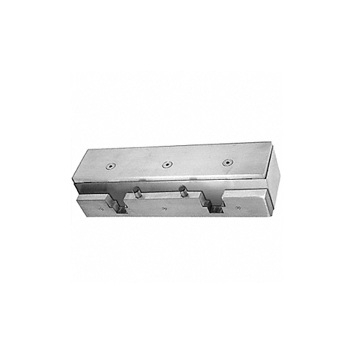 Brushed Stainless Glass Transom Adaptor for ESKRBS