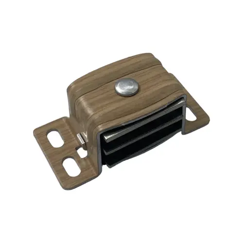 Magnetic Catch Aluminum / Wood Grain Finish Woodgrain