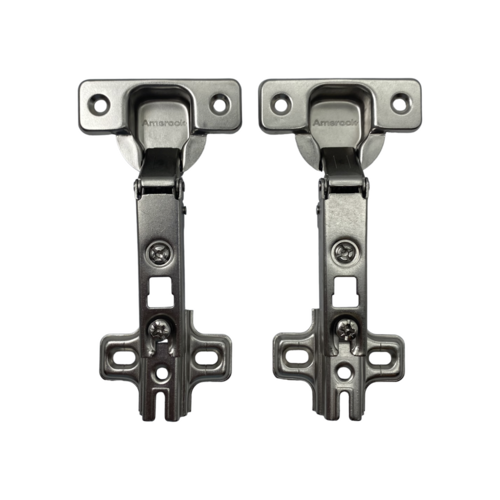 Amerock BP4611A14 Full Frameless Concealed Hinge 2-7/16" W X 2-9/16" L Nickel Steel Nickel