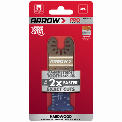 Arrow Fasteners OSC102-3 3PC1-1/4" Fast WD Blade