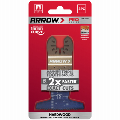 Arrow Fasteners OSC105-3 3PC 2-1/2 Curve Blade