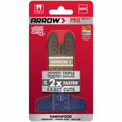 Arrow Fasteners OSC105-10 10PC 2-1/2 Ground Blade