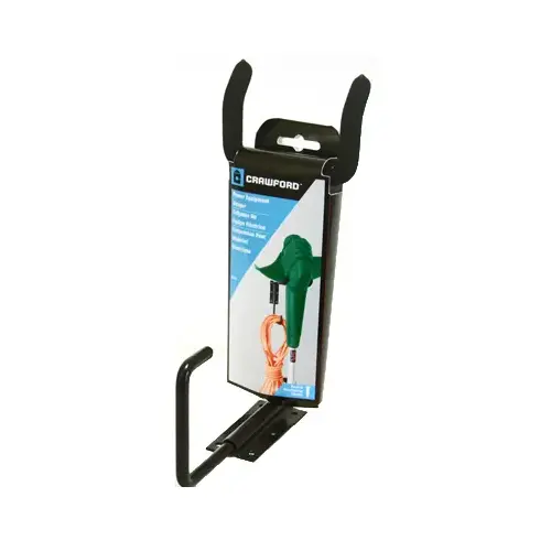 Crawford CMPE-6 Power Tool Hanger, 35 lb, Carbon Steel, Black