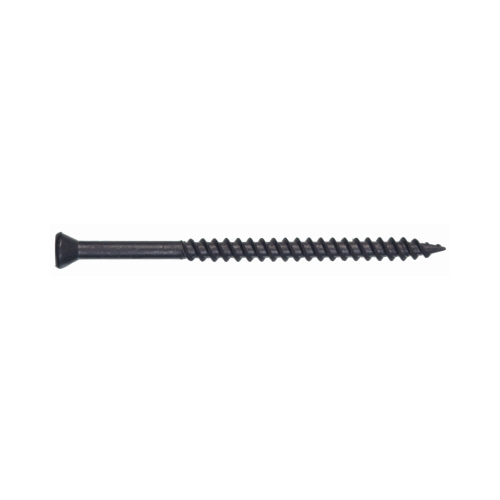 Fas-n-Tite Trim Screws, Square, Black Phosphate, 1-5/8-In. x #6, 5-Lbs.