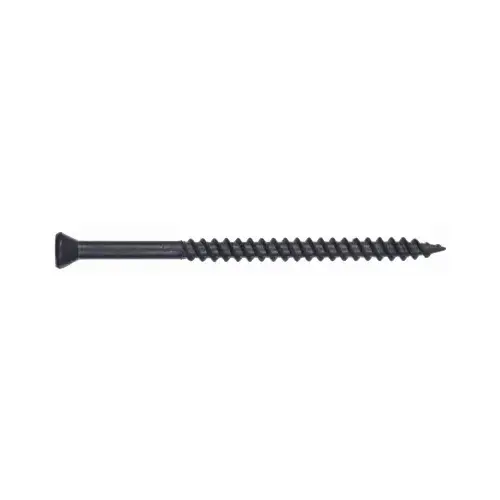 Fas-n-Tite Trim Screws, Square, Black Phosphate, 1-5/8-In. x #6, 5-Lbs.