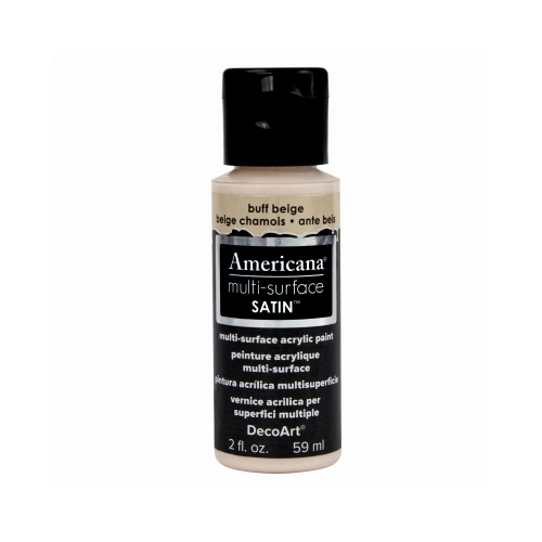 DECO ART DA509-30 Americana Multi Surface Craft Paint, Satin, Buff Beige, 2-oz.