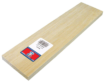 Midwest Products 6404 Balsawood, 1/8 x 4 x 36-In.