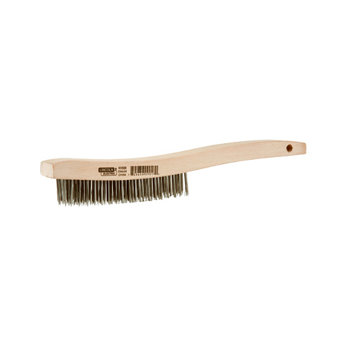 Stainless-Steel Wire Brush, 3 x 19-In.