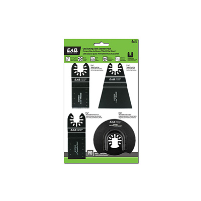 EAB Tool Company Inc 1070212 Oscillating Tool Blade Set, 4-Pc.