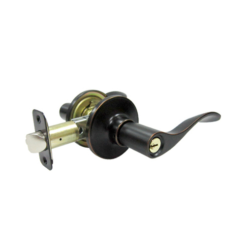 Taiwan Fu Hsing Industrial Co., Ltd. LB6X700B KA2 Reversible Bergamo Wave Entry Lever Lockset, Aged Bronze