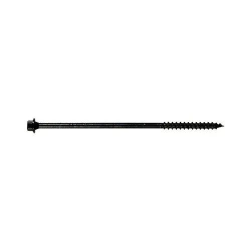 TimberTite Landscape Screws, Black Ceramic, 1/4 x 4-In - pack of 50