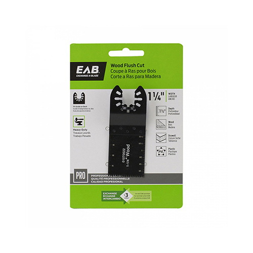 EAB Tool Company Inc 1070022 Flush Cut Oscillating Tool Blade, 1-1/4-In.