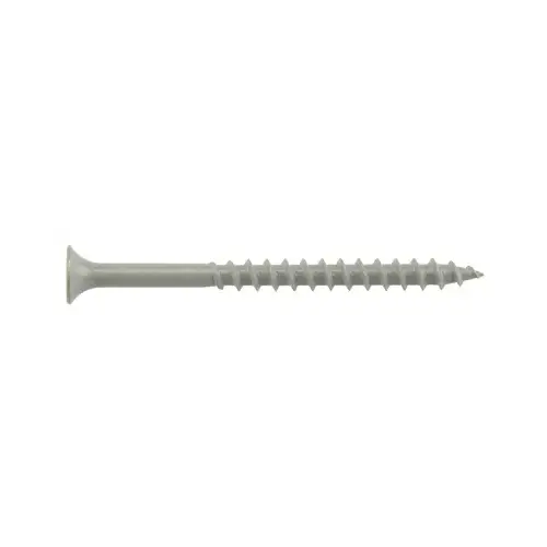 Fas-n-Tite Exterior Screws, Phillips Head, Gray Ceramic, 1-5/8-In. x #8, 1-Lb.