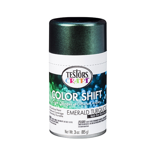 Color Shift Spray Paint, Emerald Turquoise, 3-oz.