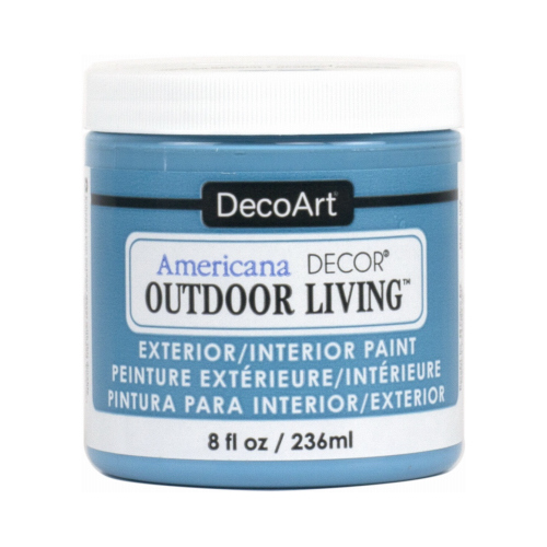 Americana Decor Outdoor Living Craft Paint, Turquoise Sky, 8-oz.