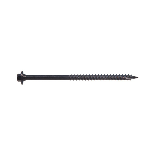 LedgerTite Wood Screws, Gray Ceramic, 3-5/8 x 5/16-In - pack of 50