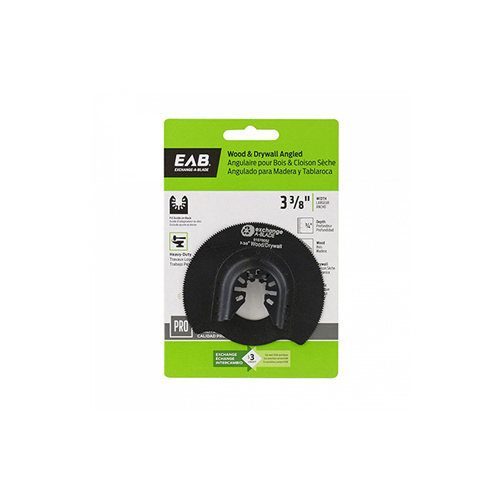 EAB Tool Company Inc 1070052 Angled Oscillating Tool Blade, 3-3/8-In.