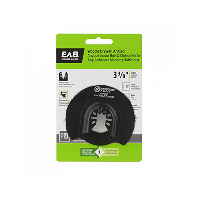 EAB Tool Company Inc 1070052 Angled Oscillating Tool Blade, 3-3/8-In.