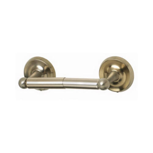 Rounded Toilet Paper Holder, Brushed Nickel