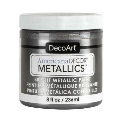 Americana Decor Metallics Craft Paint, Tin, 8-oz.