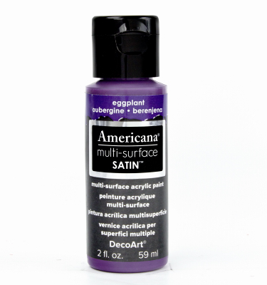 DECO ART DA532-30 Americana Multi Surface Craft Paint, Satin, Eggplant, 2-oz.