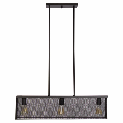 Globe Electric 65019 3-Light Linear Pendant, Bronze