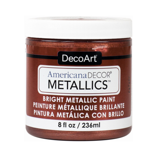 Americana Decor Metallics Craft Paint, Copper, 8-oz.